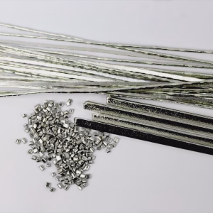 custom industrial solder alloys in pellets, 250g tinman sticks, and blowpipe strips