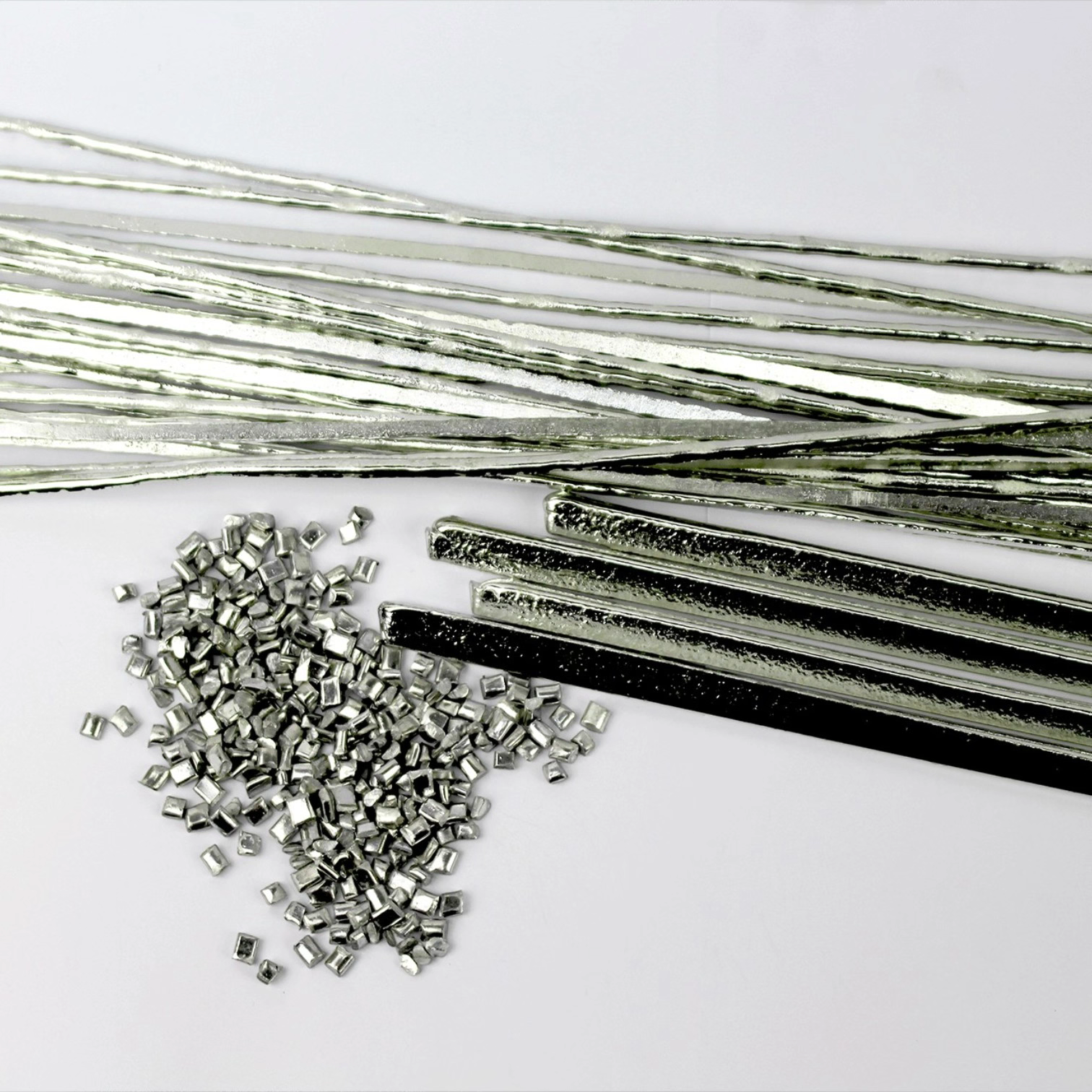 custom industrial solder alloys in pellets, 250g tinman sticks, and blowpipe strips