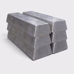 a stack of 6 8kg ingots of 99.9% high grade magnesium ingots from dkl metals